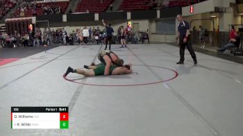 185 lbs 2nd Place Match - Russ Wilde, Tongue River Wrestling Club vs Devan Williams, Corvallis Wrestling Club