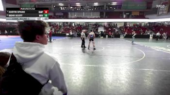 132 lbs Cons. Round 3 - Behr Scott, Mountain View vs Austin Spano, Nampa