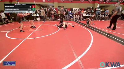 80 lbs Semifinal - JP Cooper, Bristow Wrestling vs Connor Suskey, Team Tulsa Wrestling Club