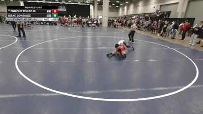 106 lbs Champ. Rd Of 128 - Izaac Gonzalez, Garden City High School Wrestling vs Enrique Tellez Jr, Maize Wrestling Club