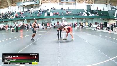 149 lbs Semifinal - Zar Walker, Michigan vs Tyler Guerra, Unattached