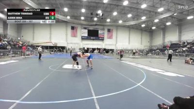 157 lbs Cons. Round 3 - Matthew Trinidad, Merchant Marine vs Aiden Bina, NYU