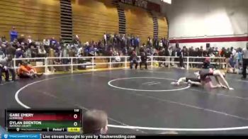 138 lbs Cons. Round 7 - Gabe Emery, Kemmerer vs Dylan Brenton, Natrona County