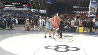 215 lbs Cons. Rd Of 16 - Adrian Fuchs, Minnesota vs Thomas Kellas, New Jersey