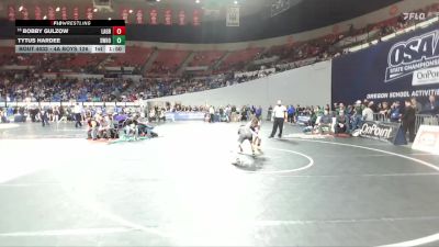 4A Boys 126 lbs Champ. Round 1 - Bobby Gulzow, La Grande Boys vs Tytus Hardee, Sweet Home Boys