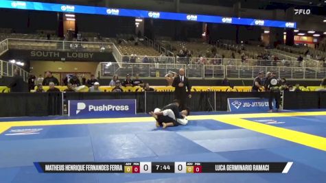 Luca Germinario Ramaci vs Matheus Henrique Fernandes Ferra 2025 Pan Jiu Jitsu IBJJF Championship