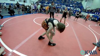 67 lbs Consi Of 4 - Hudsen Earnest, OKC Saints Wrestling vs Linkin Yaunt, Cushing