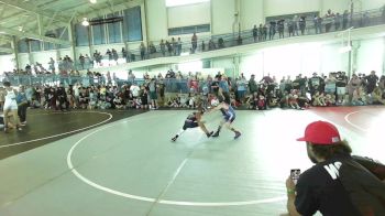 58 lbs Consi Of 8 #1 - Roman Skretkowicz, Teller Takedown WC vs Trey Merkley, Uintah Wrestling