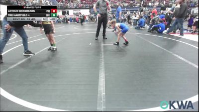 55 lbs Round Of 16 - Arthur Brashears, Piedmont vs Tre Hartfield 4, OKC Saints Wrestling