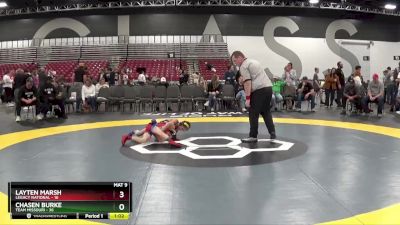 60 lbs Placement Matches (8 Team) - Chasen Burke, Team Missouri vs Layten Marsh, Legacy National