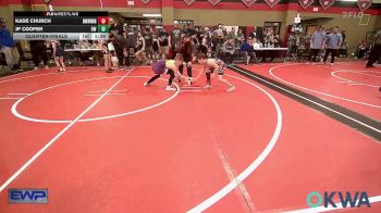 80 lbs Quarterfinal - Kade Church, Skiatook Youth Wrestling vs JP Cooper, Bristow Wrestling