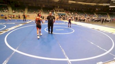 100 lbs Semifinal - Rocky Ford, Vian Wrestling Club vs Colt Powell, Cushing