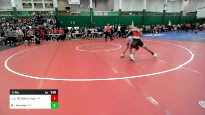 101 lbs Round Of 64 - Jude Grammatico, Fairfield Warde vs Kelvin Jimenez, Sleepy Hollow