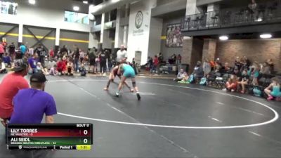 100 lbs Round 4 (6 Team) - Ali Seidl, Braided Brutes Wrestling vs Lily Torres, NE Valkyrie