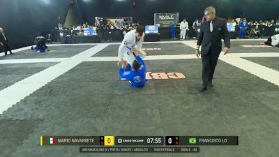 Mario Navarrete vs Francisco Lo 2026 CBJJE South American Jiu-Jitsu Championship