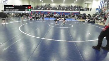 120 lbs 1st Place Match - Carson Leonard, Lakeland vs Will Rossi, Coeur D Alene