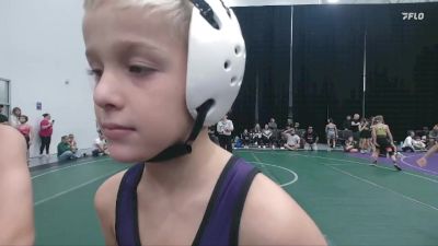 68 lbs Round 2 (4 Team) - Camren Yantz, Outlaws K-6 vs Nathan Hodge, Reaper WC