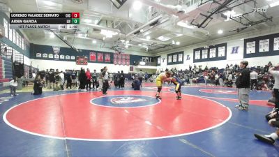287 lbs 1st Place Match - Aiden Garcia, Livewire vs Lorenzo Valadez Serrato, Carter High School