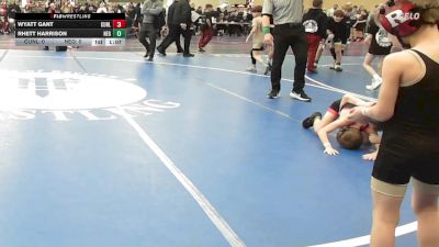 49 lbs Rr Rnd 3 - Wyatt Gant, Cunliffes Corner Black - ESC vs Rhett Harrison, New England Gold - ESC