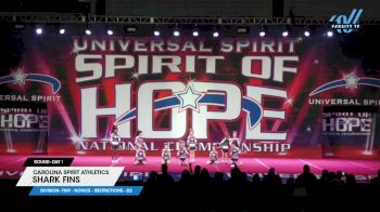 Carolina Spirit Athletics - Shark Fins [2025 L1 Tiny - Novice - Restrictions - D2 Day !] 2025 Spirit of Hope Grand Nationals