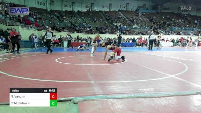 118 lbs Consi Of 32 #1 - Noah Vang, Tulsa Union vs Conner McEntire, Sand Springs HS