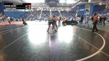 285 lbs Cons. Round 6 - Izaque Tomaz, Frank W Cox vs Michael Mauro, John Jay Sr -East Fishkill HS