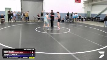 126 lbs Round 1 - Asher Clayton, Pioneer Grappling Academy vs Oliver Abel, Juneau Youth Wrestling Club Inc.
