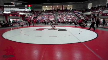 145 lbs Rr Rnd 1 - Piper Thomas, Duncan Lady Demons vs Brooklyn Lambert, Yukon