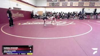 103 lbs 3rd Place Match - Graciela Caro, Skyline College vs Karissa McDaniel, Sacramento City College