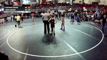 70 lbs Cons. Round 3 - Giovanni Gamino, Scottsbluff Wrestling Club vs Knox Graser, Trojan Wrestling Club