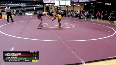 149 lbs Cons. Round 2 - Adam Lancaster, Schreiner University vs Tarik Adkins, Cloud County Community College