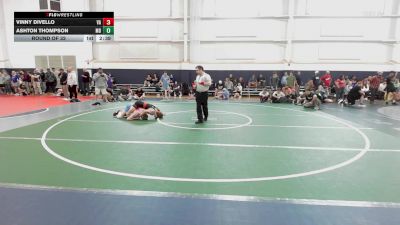 C-138 lbs Round Of 32 - Vinny DiVello, VA vs Ashton Thompson, MD