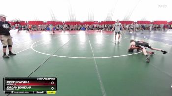 106 lbs Placement (16 Team) - Joseph Calvillo, Batavia vs Jordan Bomkamp, Riverdale