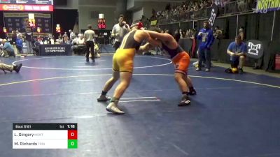 220 lbs Round Of 32 - Layne Gingery, Montgomery vs Matthew Richards, Trinity