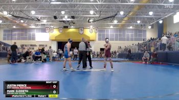 138 lbs Semifinal - Justin Pierce, East Central High School vs Mark Suddeth, Oxford High School