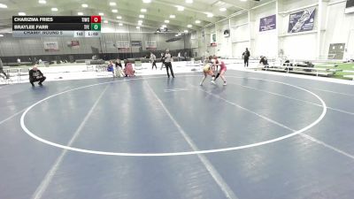 114-125.9 lbs Champ. Round 5 - Charizma Fries, Team Idaho Wrestling Club vs Braylee Farr, Tech Fall Elite