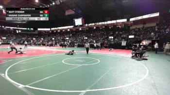 128 lbs Quarterfinal - Matt Steiner, Unattached vs Hughie Carpenter, PBG1