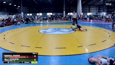 100 lbs Round 5 (6 Team) - Billy McMurtie, HEADHUNTERS vs Randall Shaver, NORTH CAROLINA WRESTLING FACTORY