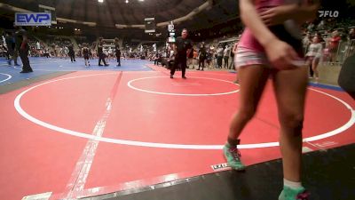 102 lbs Quarterfinal - Yareli Flores, Raw Wrestling Club vs Daniela Holtz, Wagoner Takedown Club