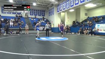 157 lbs Champ. Round 1 - Brayden Pillars, Cornell College vs Evan Eutsey, Luther