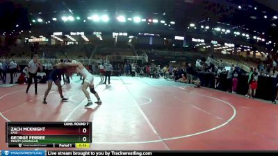 170 lbs Cons. Round 7 - George Ferree, Trinity (Louisville) vs Zach McKnight, Cass