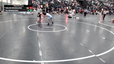 120 lbs Champ. Round 1 - Eli Mondragon, Las Animas vs Kellen Krivohlavek, Big Red Wrestling