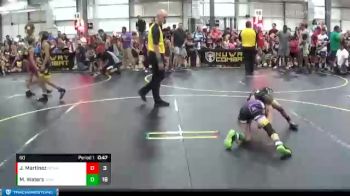 60 lbs Semis & 1st Wrestleback (8 Team) - Mitchell Waters, Untouchables White vs Johnnatan Martinez, No Escape Wrestling Academy
