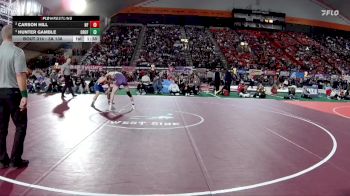 3A 138 lbs Semifinal - Hunter Gamble, Orofino vs Carson Hill, North Fremont
