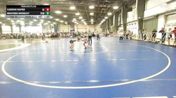 105 lbs Rr Rnd 1 - Carson Raper, Ohio Gold vs Brayden Moseley, Team Germantown