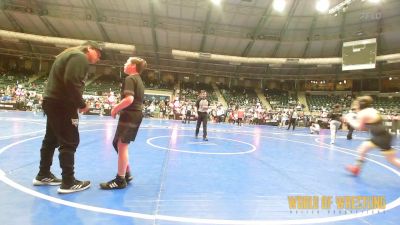 110 lbs Consi Of 16 #2 - Gabe Neils, Mojo Grappling Academy vs Jacoby Crocker, Open Mats