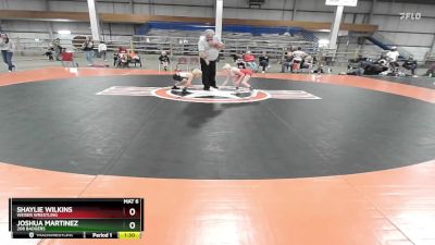 54 lbs Round 4 - Shaylie Wilkins, Weiser Wrestling vs Joshua Martinez, 208 Badgers