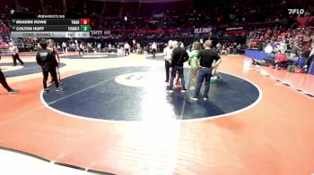 2A 138 lbs Cons. Round 1 - Colton Huff, Chicago (St. Ignatius) vs Braden Rowe, Troy (Triad)