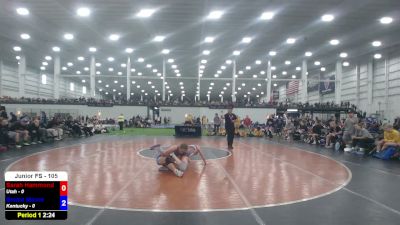 105 lbs Sarah Hammond, Utah vs Emma Moore, Kentucky