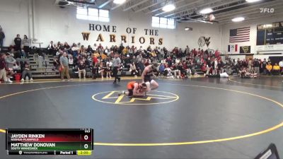 144 lbs 5th Place Match - Riley O`Donnell, Riceville vs Garrison Byrnes, Waukon